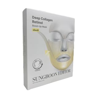 Sungboon Editor - Deep Collagen Retinol Boost-Up Mask Set 2026 Version - 25G X 4 Sheets