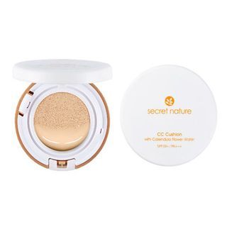 Secret Nature - CC Cushion With Calendula Flower Water SPF 50+ PA+++ 13g 21 Light Beige