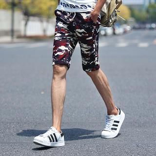 Bay Go Mall Camouflage Drawstring Shorts