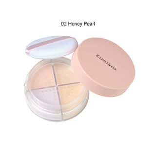 Kirei&co. - 4 Color Face Powder 02 Honey Pearl