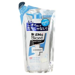 Kao - Men's Biore Deodorant Body Wash Clean Soap - 380ml Refill