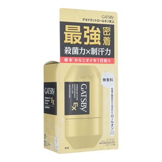 Mandom - Gatsby Ex Premium Type Deodorant Roll On Unscented - 60Ml