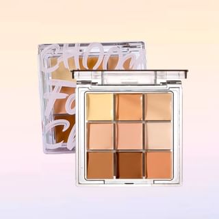 Xixi - 9 Colors Concealer Palette - Brown #2 Flawless Adjustment