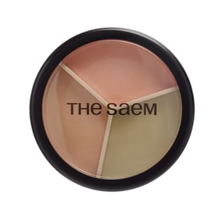 The Saem - Cover Perfection Triple Pot Concealer - 11 Types 2025 Version - #08 Middle Beige