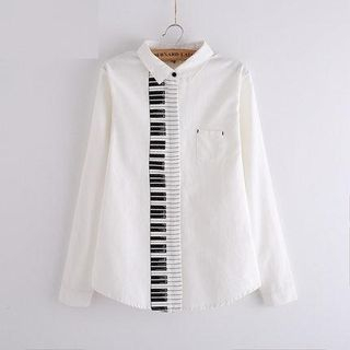 Eferu Piano Print Shirt