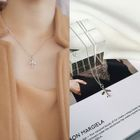 925 Sterling Silver Plane Necklace L025 - Plane Necklace - One Size