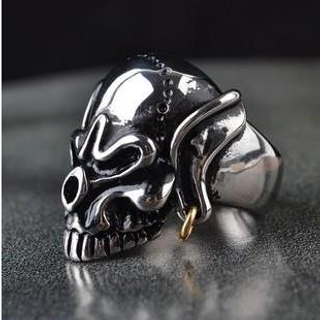 Trend Cool Titanium Steel Skull Ring