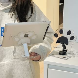 Cat Paw Acrylic Desktop Tablet Stand