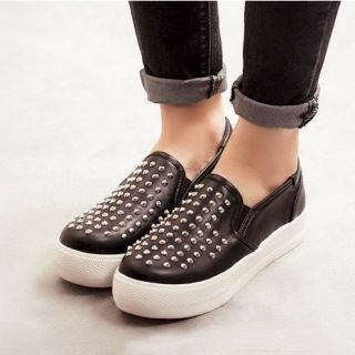 Mancienne Studded Slip-Ons