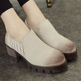 Mancienne Heel Ankle Boots