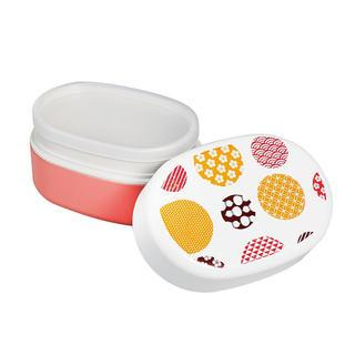 Hakoya Hakoya Compact Lunch Box Mizutamamon White