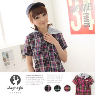 Hooded Plaid Shirt