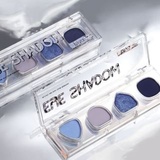 Biya - Cyberpunk Eyeshadow Palette - 4 Types 103# Electric Smoke Purple - 4G