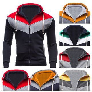 Hansel Colour Block Zip Hooded Jacket