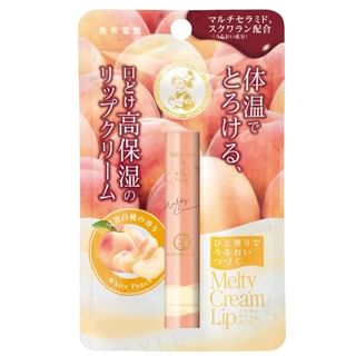 Rohto Mentholatum - Melty Cream Lip Balm White Peach 1 Pc