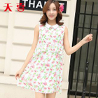 Maternity Sleeveless Floral Dress от YesStyle.com INT Maternity Sleeveless Floral Dress от YesStyle.com INT