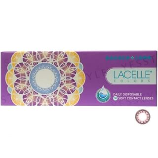 BAUSCH+LOMB - Lacelle 1 Day Lace Color Lens Charming Bronze 30 pcs P-0.00 (30 pcs)