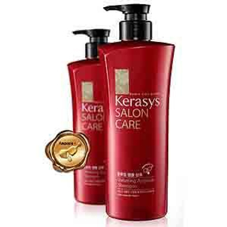 Kerasys Salon Care Voluming Ample Set: Shampoo 600ml + Shampoo 600ml + Rinse 600ml 3pcs