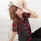 Set: Plaid Shirt + Vest от YesStyle.com INT Set: Plaid Shirt + Vest от YesStyle.com INT