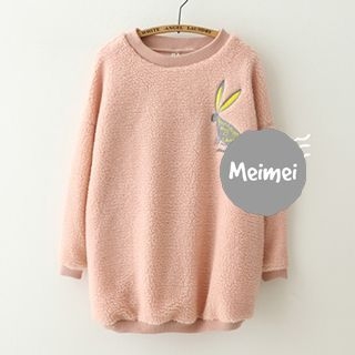 Meimei Rabbit Fleece Sweatshirt