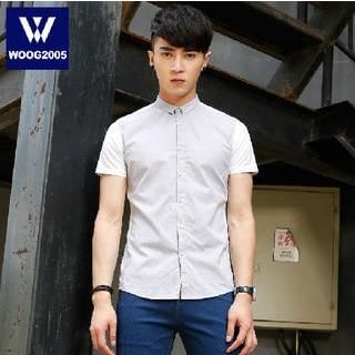 WOOG Short-Sleeve Color-Block Shirt