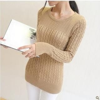 anzoveve Cable Knit Sweater