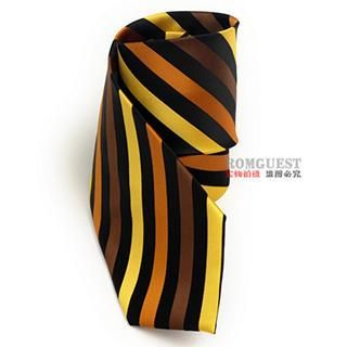 Romguest Striped Tie Yellow - One Size