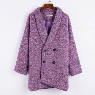 Sienne Lapel Double-Breasted Coat