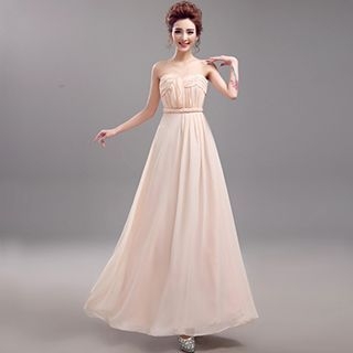 Angel Bridal Strapless Evening Dress