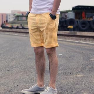 YIDESIMPLE Gingham Shorts