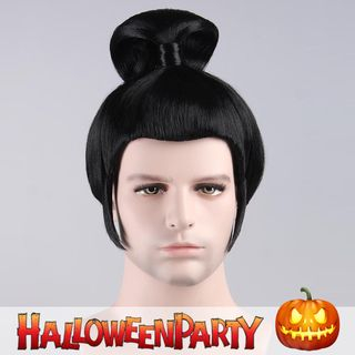 Party Wigs HalloweenPartyOnline - Samurai Black - One Size
