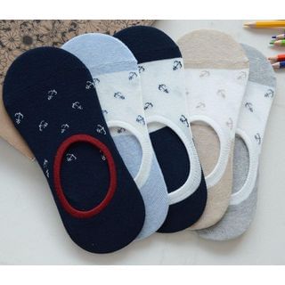 Knitbit Invisible Slip Resistant Printed Socks