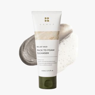 Brmud - Relief Mud Pack To Foam Cleanser 110Ml