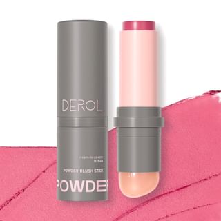 Derol - 2 In 1 Colleting Romance Velvet Powder Blush Stick #03 Tipsy Red