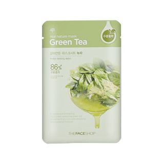 The Face Shop Real Nature Green Tea Mask Sheet 1sheet