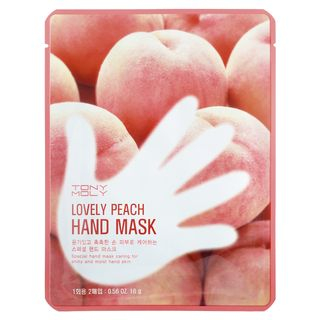 Tony Moly Lovely Peach Hand Mask  1pair