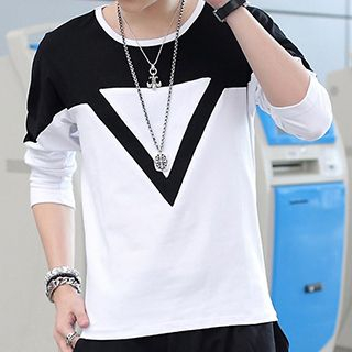 Besto Two-Tone Long-Sleeve T-Shirt