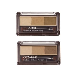 Cezanne - Eyebrow & Shade Powder 01 Camel Brown