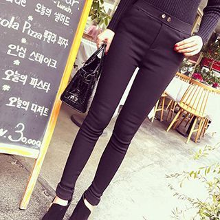 Eva Fashion Fleece-Lined Tapered Pants