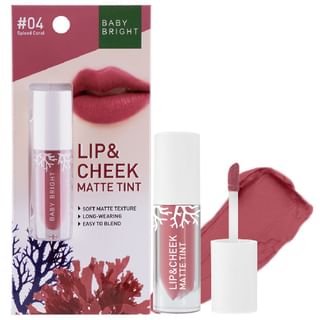 Baby Bright - Lip & Cheek Matte Tint 04 Spiced Coral