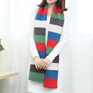 Rita Zita Colour Block Knit Scarf