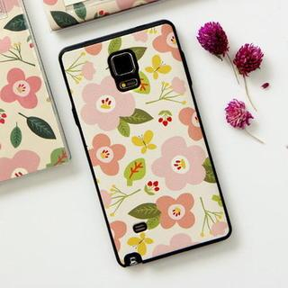 BABOSARANG Floral Print Mobile Case (Galaxy Note 4)
