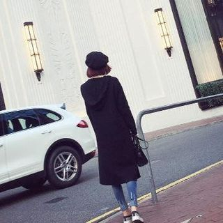 Fashion Street Hooded Long Cardigan