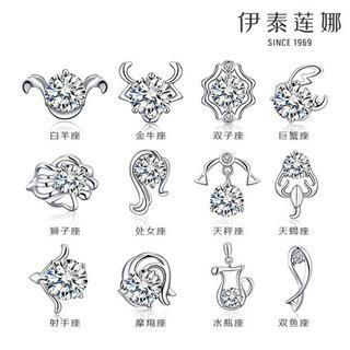 Italina CZ Sterling Silver Zodiac Earrings