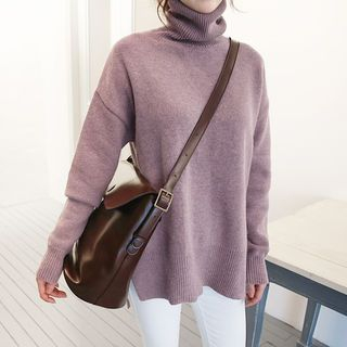 NANING9 Wool Blend Turtleneck Sweater