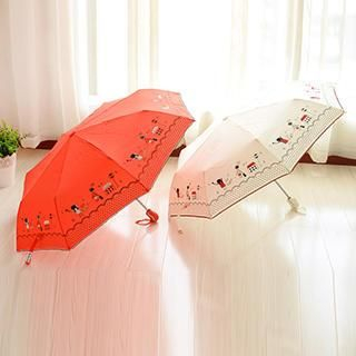 Show Home Print 3-Folded Umbrella