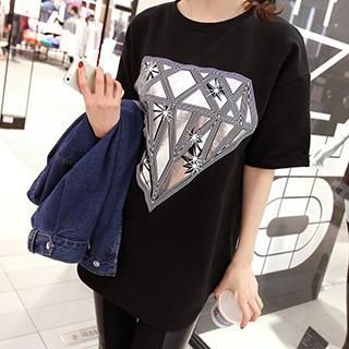 Lina Short Sleeves Print T-Shirt