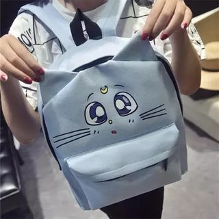 Rosanna Bags Cat Canvas Backpack