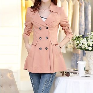MyShow Double Breasted Trench Jacket