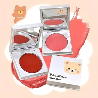 Gege Bear - Velvet Tipsy Lip & Cheek Mud - 4-6 #05 White Peach Light